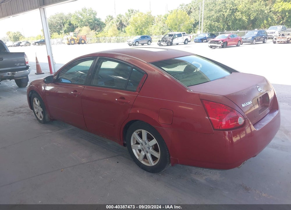 2005 NISSAN MAXIMA 3.5 SL VIN: 1N4BA41E35C807549