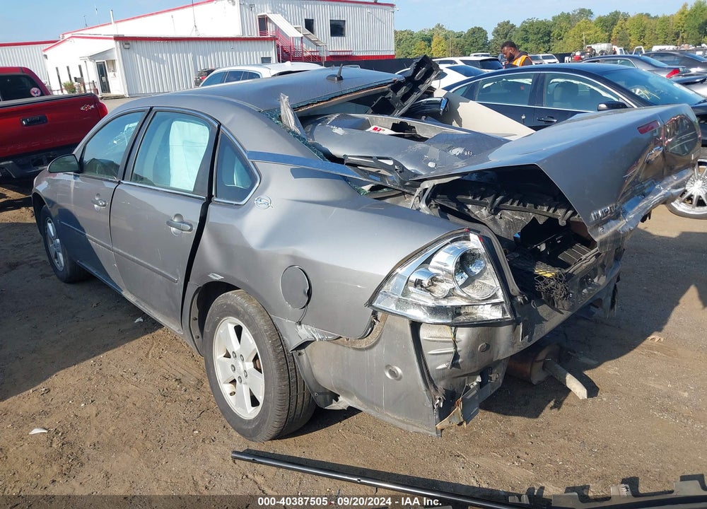 2007 CHEVROLET IMPALA LT VIN: 2G1WT58K879107858