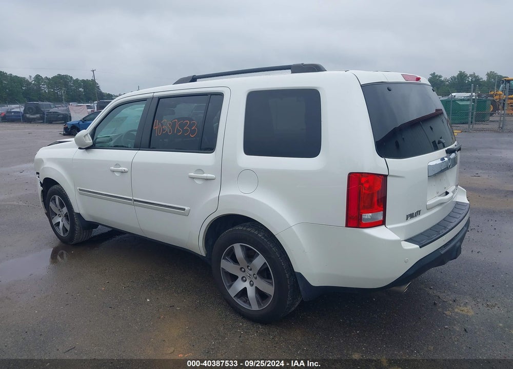 2013 HONDA PILOT TOURING VIN: 5FNYF4H9XDB021120