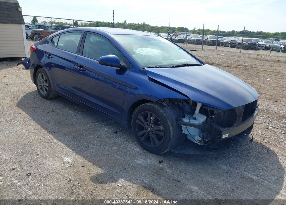 2018 HYUNDAI ELANTRA SEL VIN: 5NPD84LF8JH270535