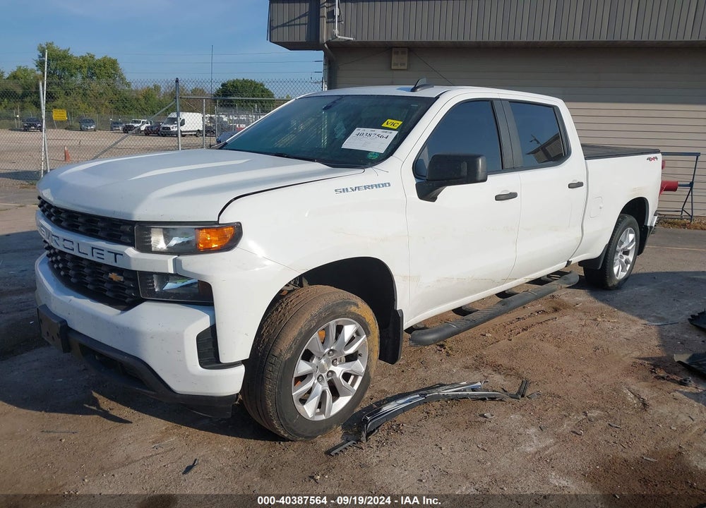 2019 CHEVROLET SILVERADO 1500 CUSTOM VIN: 1GCUYBEF3KZ429019