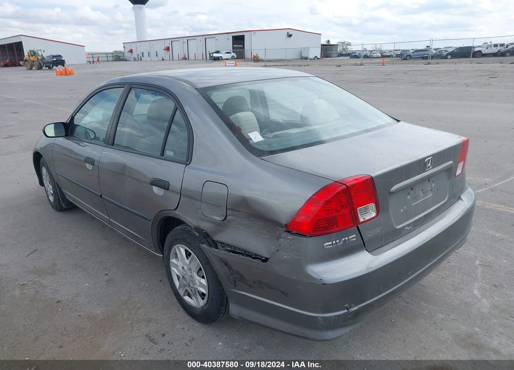2005 HONDA CIVIC VP VIN: 2HGES16335H587130