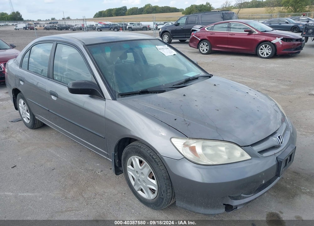 2005 HONDA CIVIC VP VIN: 2HGES16335H587130