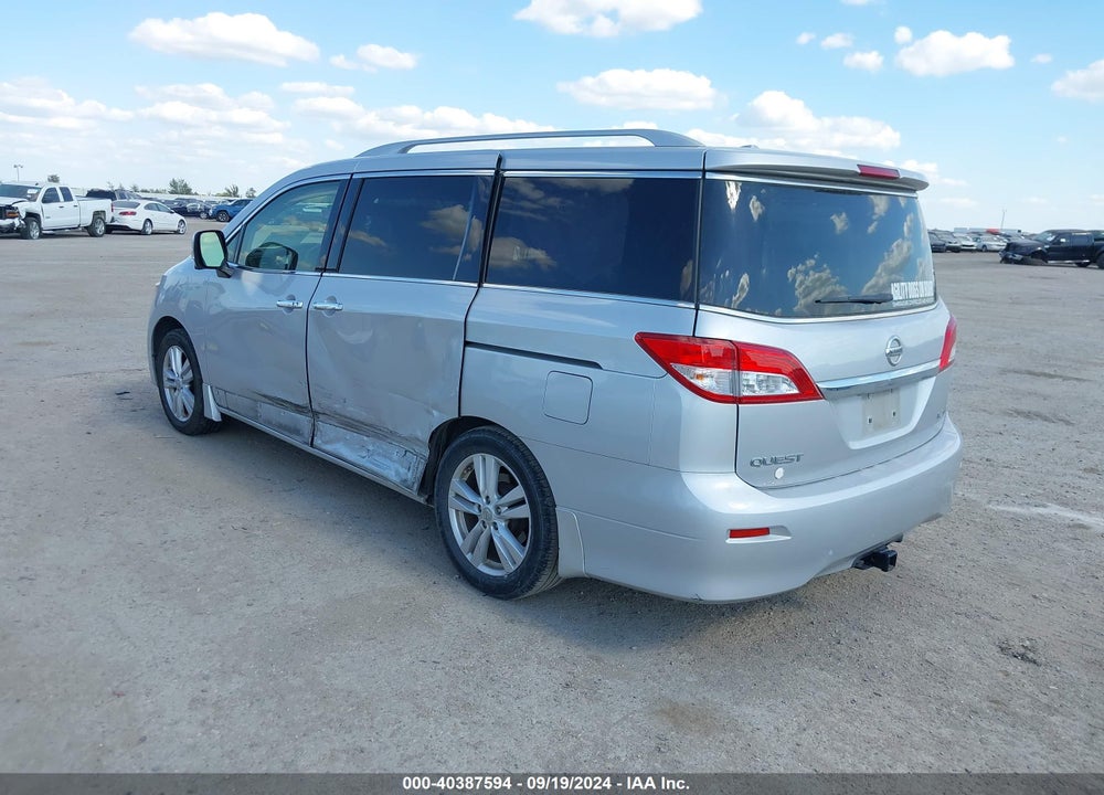 2015 NISSAN QUEST PLATINUM/S/SL/SV VIN: JN8AE2KP4F9120047