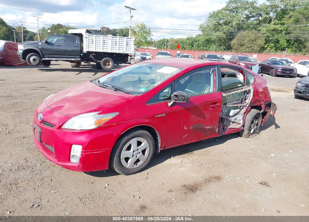 2010 TOYOTA PRIUS II VIN: JTDKN3DU3A0087130