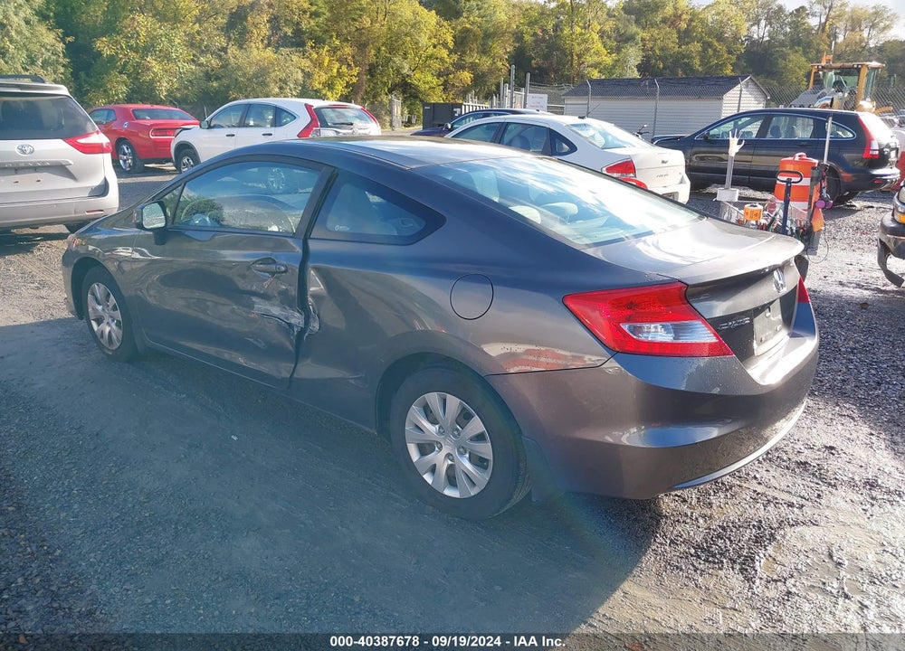 2012 HONDA CIVIC LX VIN: 2HGFG3B53CH552612