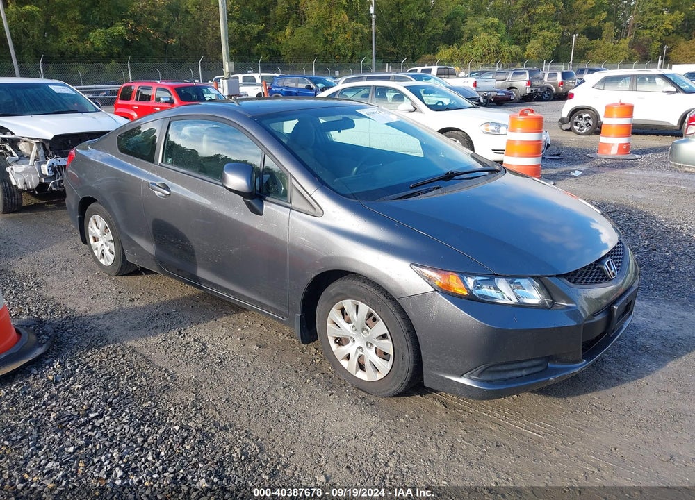 2012 HONDA CIVIC LX VIN: 2HGFG3B53CH552612