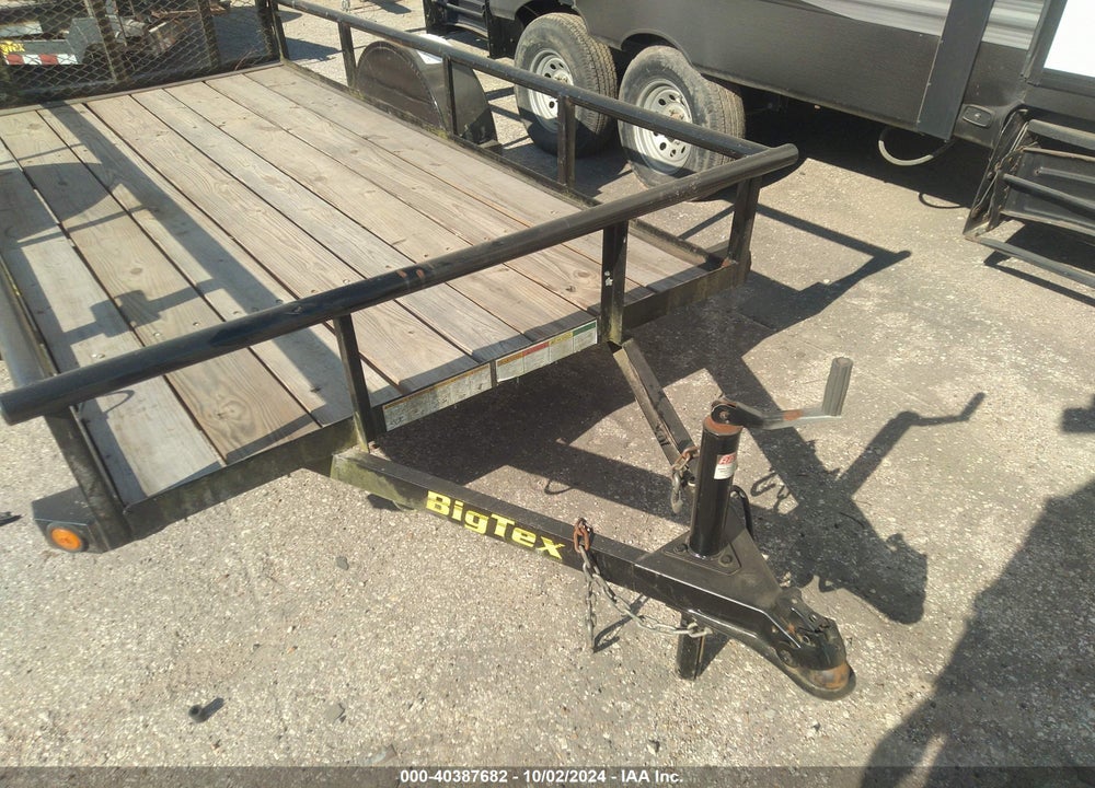 2015 BIG TEX TRAILER CO INC --- VIN: 16VAX1011F2086337