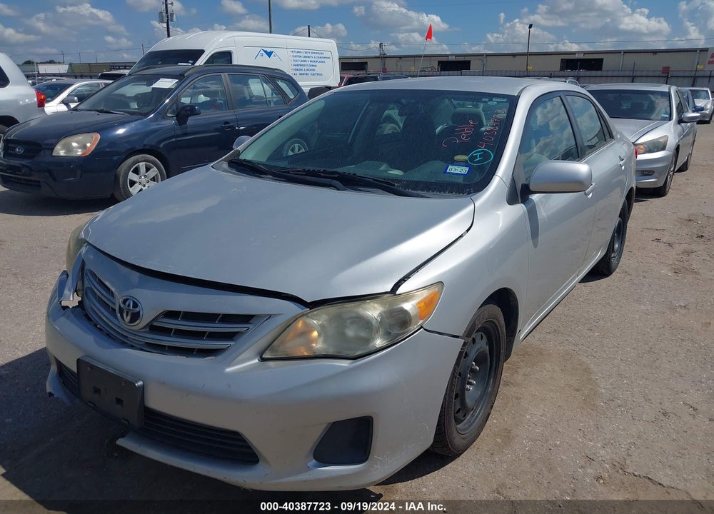 2013 TOYOTA COROLLA LE VIN: 5YFBU4EE0DP136665