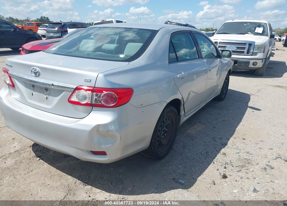 2013 TOYOTA COROLLA LE VIN: 5YFBU4EE0DP136665