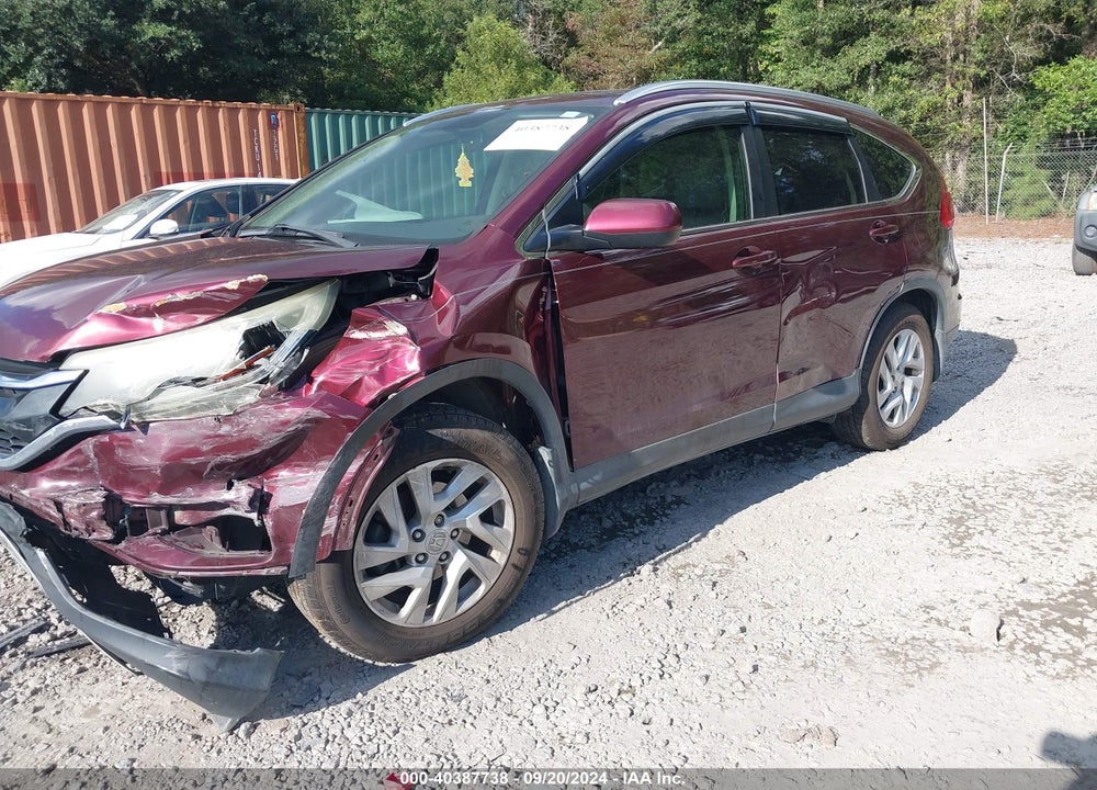 2015 HONDA CR-V EX-L VIN: 2HKRM3H70FH525456
