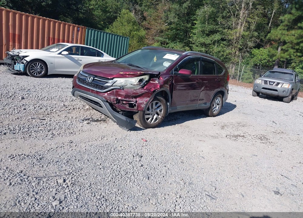 2015 HONDA CR-V EX-L VIN: 2HKRM3H70FH525456