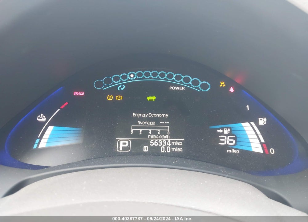 2012 NISSAN LEAF SV VIN: JN1AZ0CP0CT015753