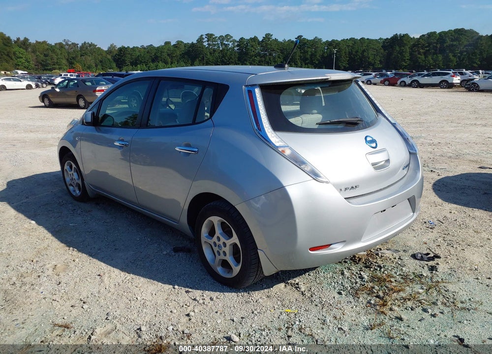 2012 NISSAN LEAF SV VIN: JN1AZ0CP0CT015753