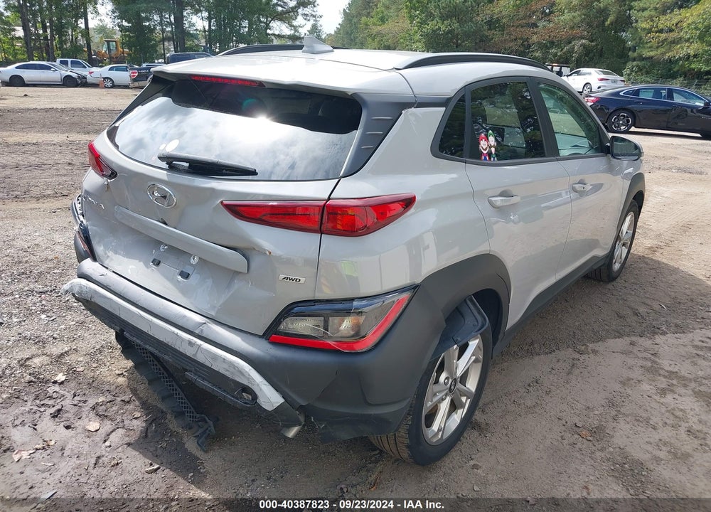 2022 HYUNDAI KONA SEL VIN: KM8K6CAB4NU864019