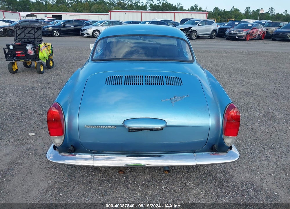 1972 VOLKSWAGEN KARMAN GHIA VIN: 1422592660