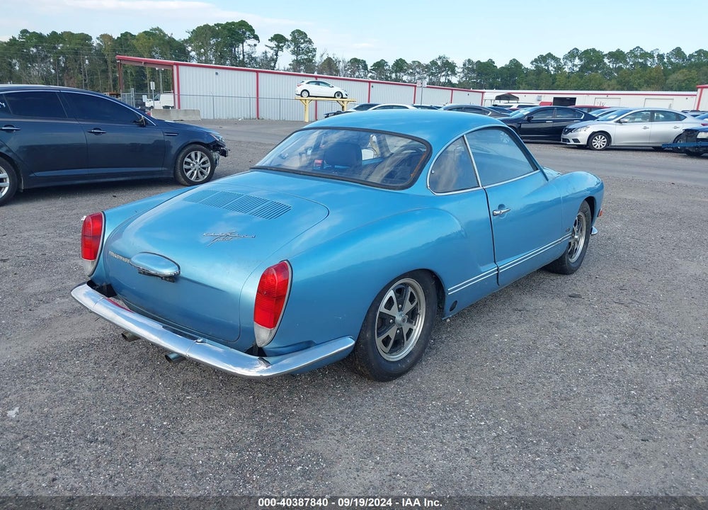 1972 VOLKSWAGEN KARMAN GHIA VIN: 1422592660