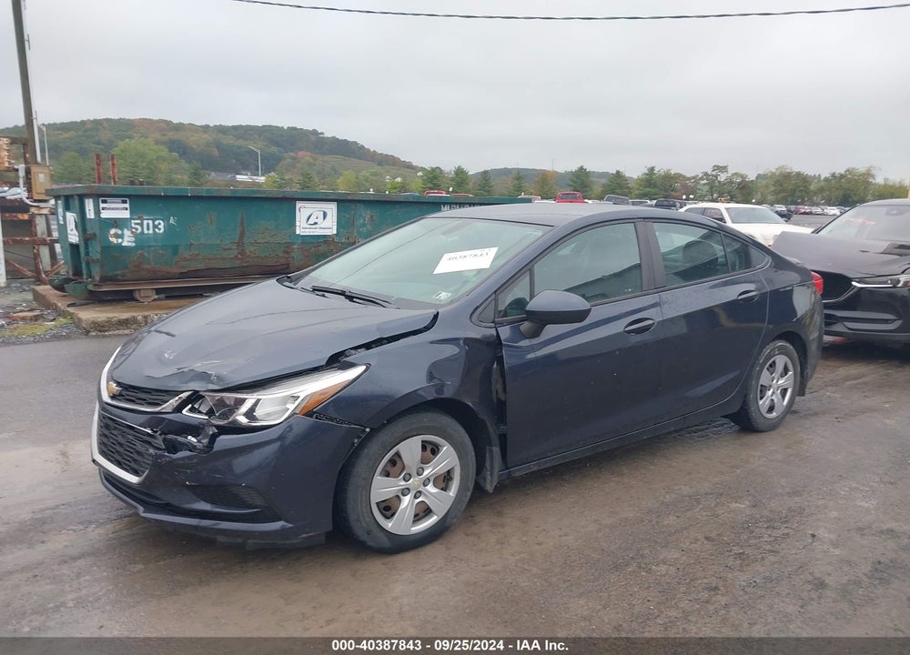 2016 CHEVROLET CRUZE LS AUTO VIN: 1G1BC5SM7G7240833