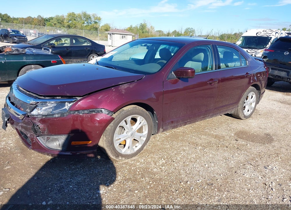 2012 FORD FUSION SE VIN: 3FAHP0HA5CR299622