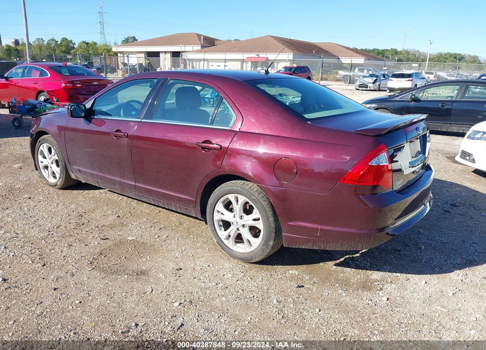 2012 FORD FUSION SE VIN: 3FAHP0HA5CR299622
