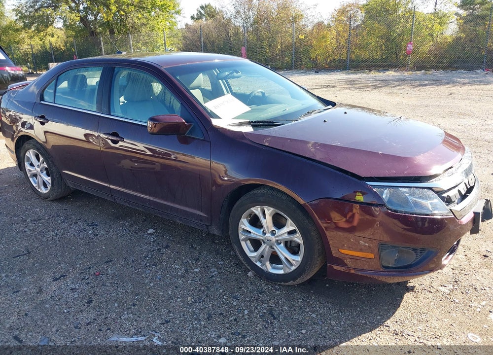 2012 FORD FUSION SE VIN: 3FAHP0HA5CR299622