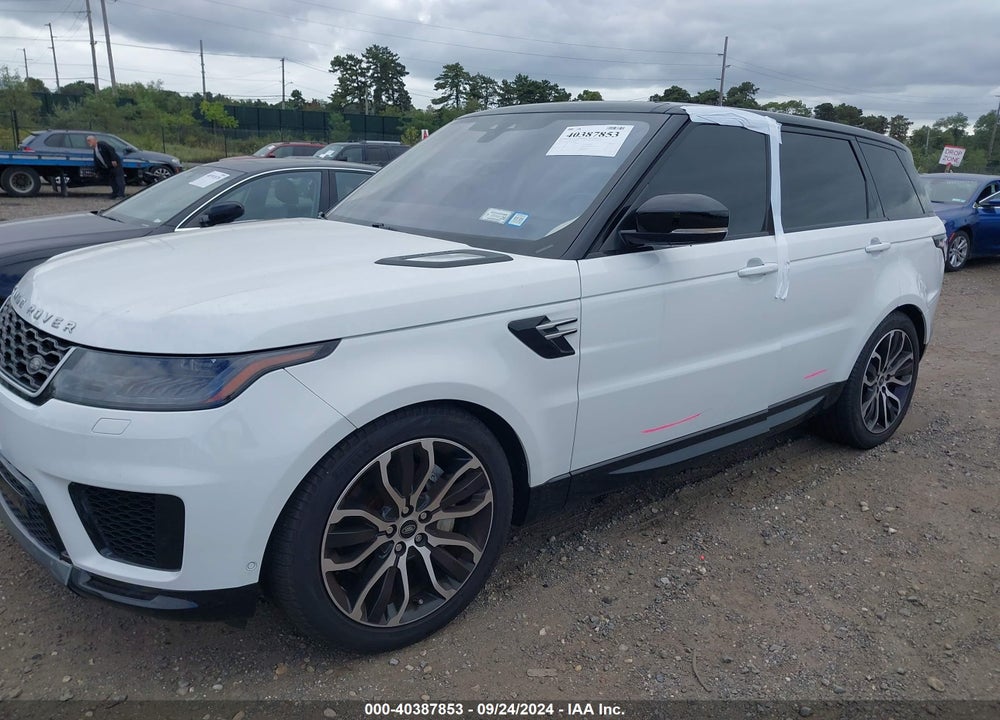 2020 LAND ROVER RANGE ROVER SPORT HSE MHEV VIN: SALWR2SU5LA878624