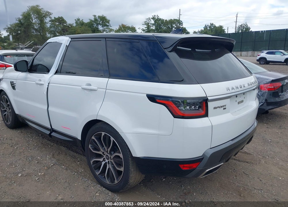 2020 LAND ROVER RANGE ROVER SPORT HSE MHEV VIN: SALWR2SU5LA878624