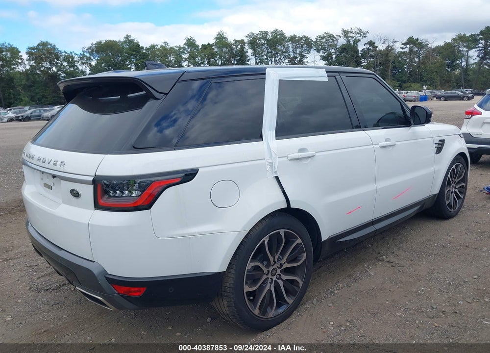 2020 LAND ROVER RANGE ROVER SPORT HSE MHEV VIN: SALWR2SU5LA878624