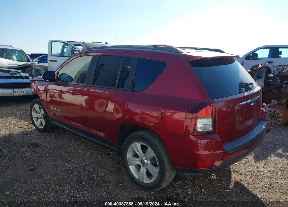 2016 JEEP COMPASS SPORT VIN: 1C4NJCBA4GD742785