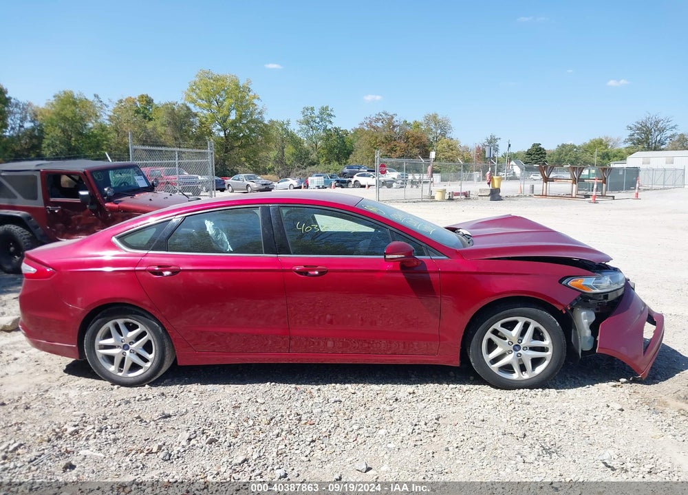2013 FORD FUSION SE VIN: 3FA6P0H70DR213890