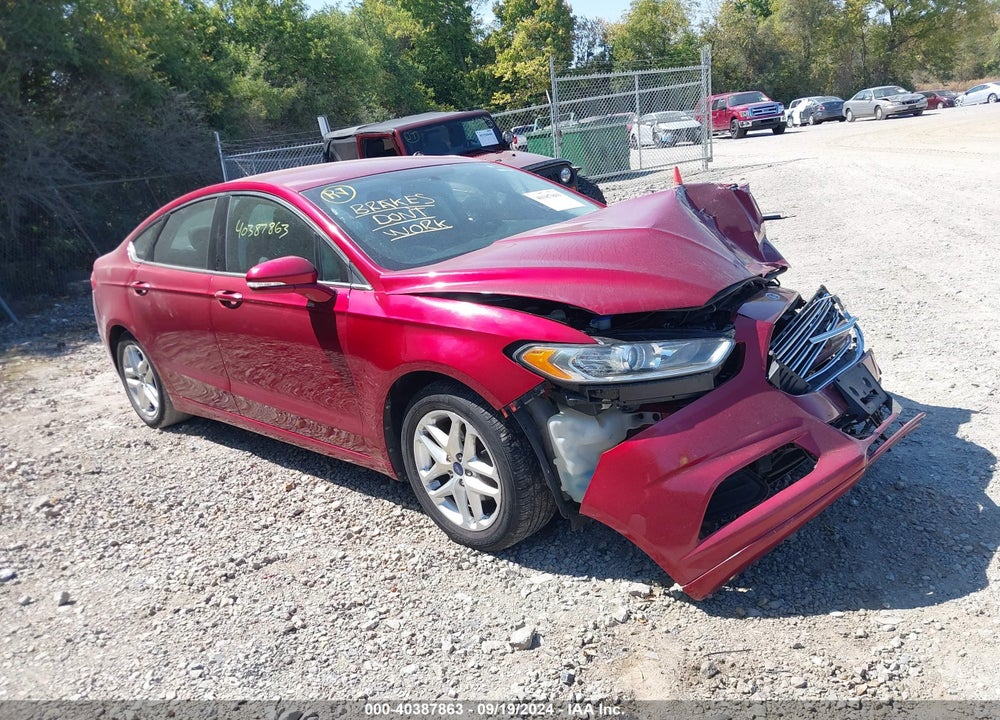 2013 FORD FUSION SE VIN: 3FA6P0H70DR213890