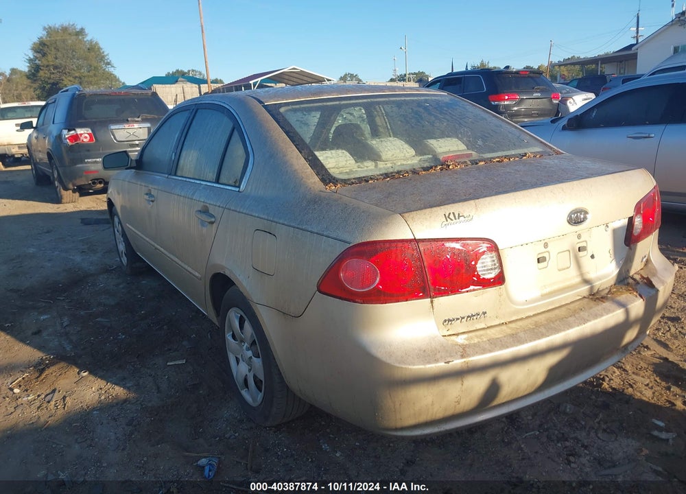 2007 KIA OPTIMA LX VIN: KNAGE123275086970