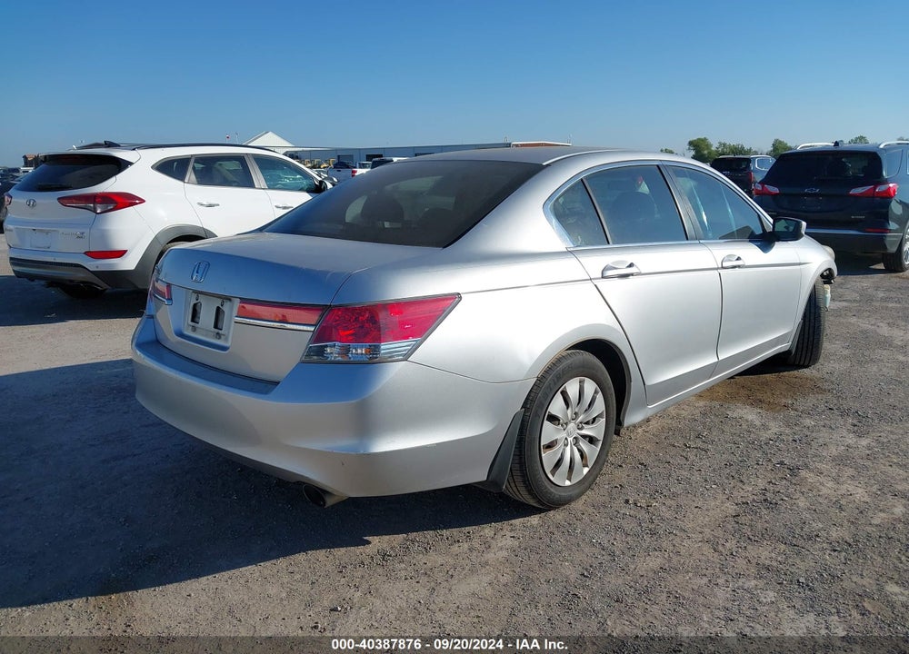 2012 HONDA ACCORD 2.4 LX VIN: 1HGCP2F34CA166110