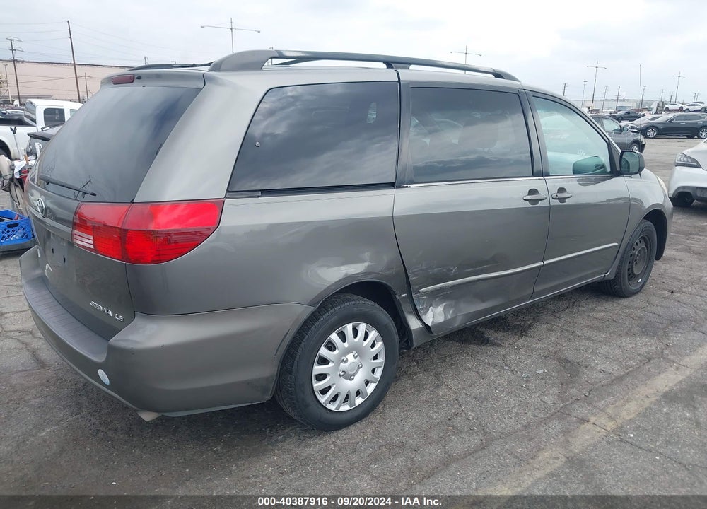 2004 TOYOTA SIENNA LE VIN: 5TDZA23C34S191552