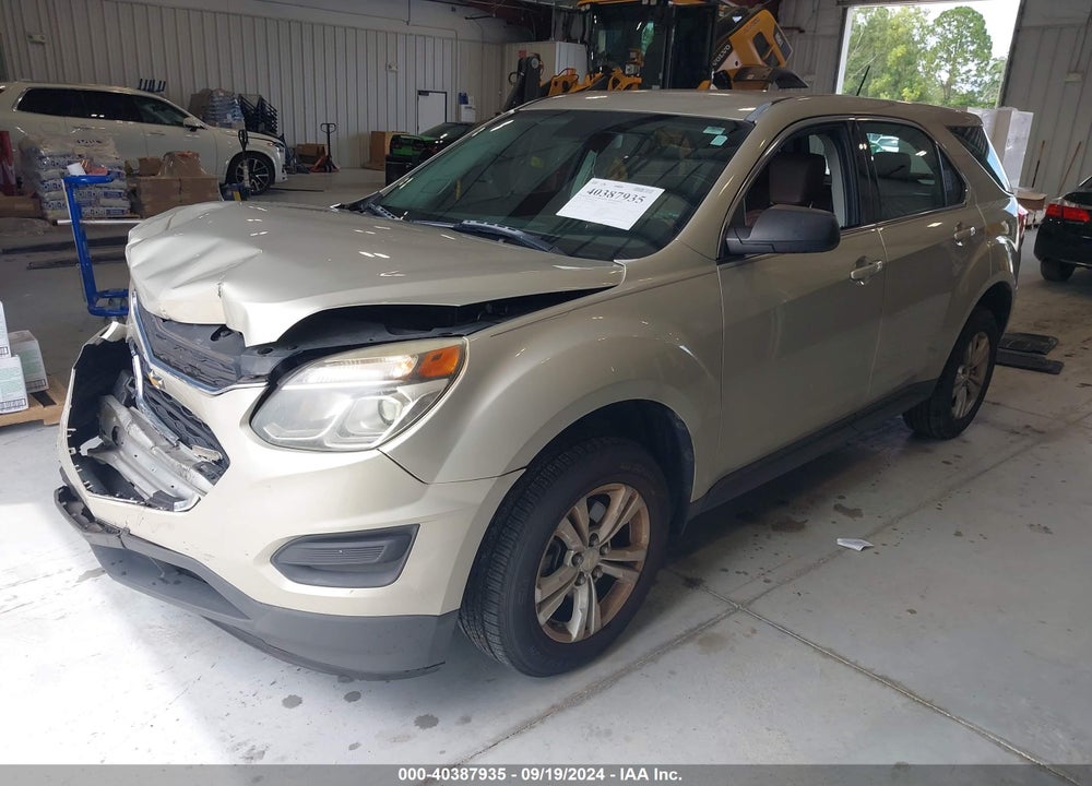 2016 CHEVROLET EQUINOX LS VIN: 2GNALBEK6G1122840