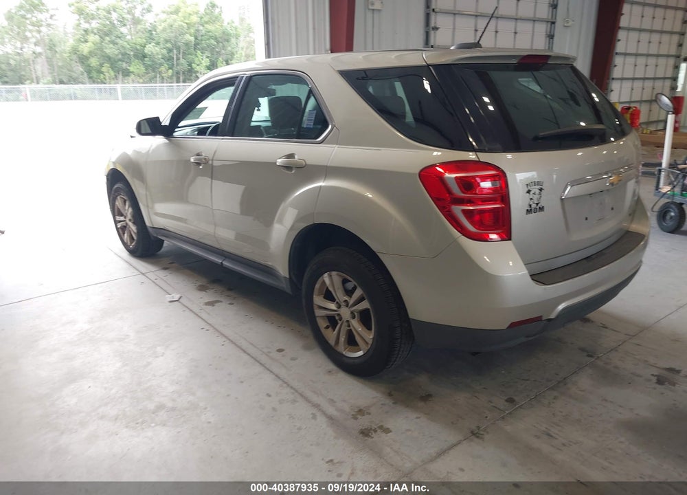 2016 CHEVROLET EQUINOX LS VIN: 2GNALBEK6G1122840