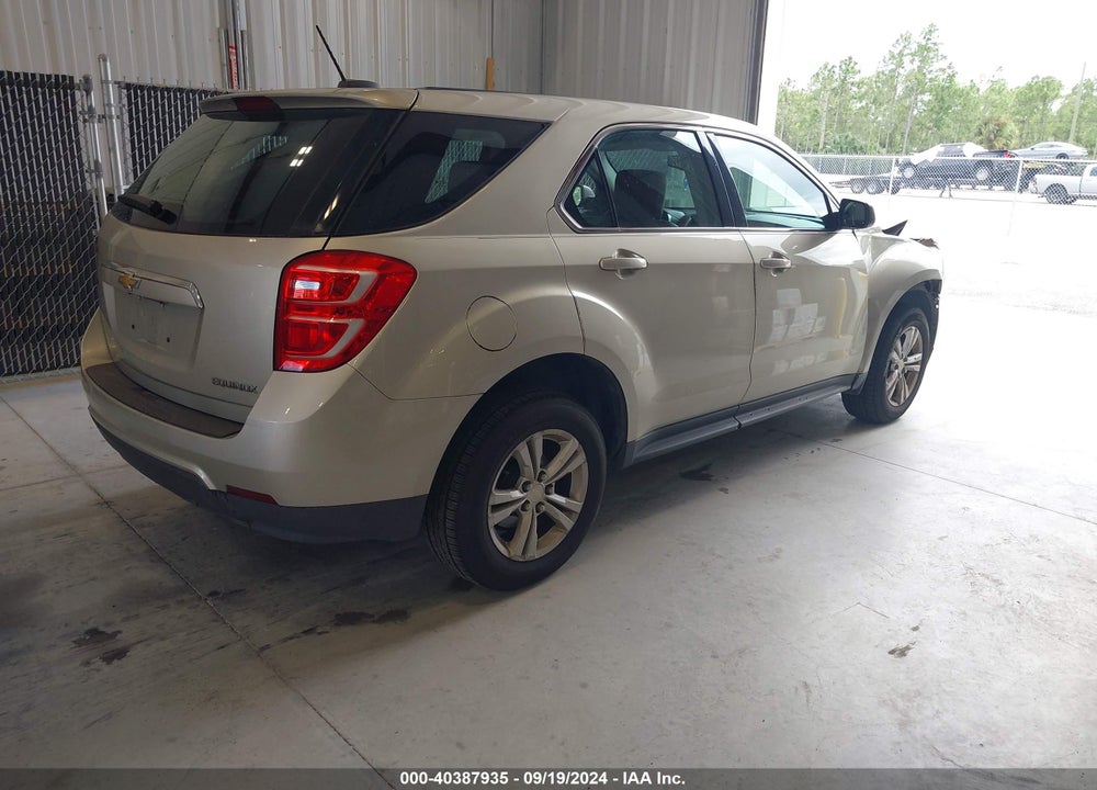 2016 CHEVROLET EQUINOX LS VIN: 2GNALBEK6G1122840