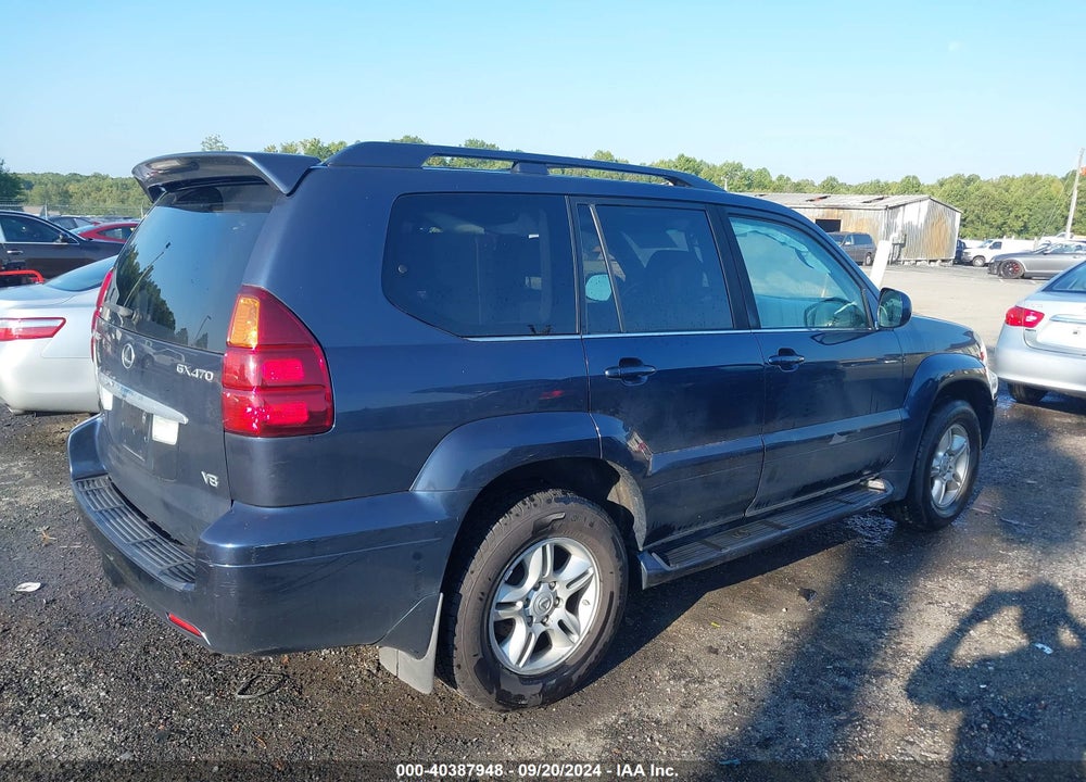 2005 LEXUS GX 470 VIN: JTJBT20X950085627