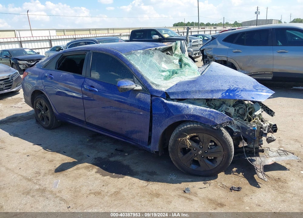 2021 HYUNDAI ELANTRA SEL VIN: 5NPLS4AG4MH032551