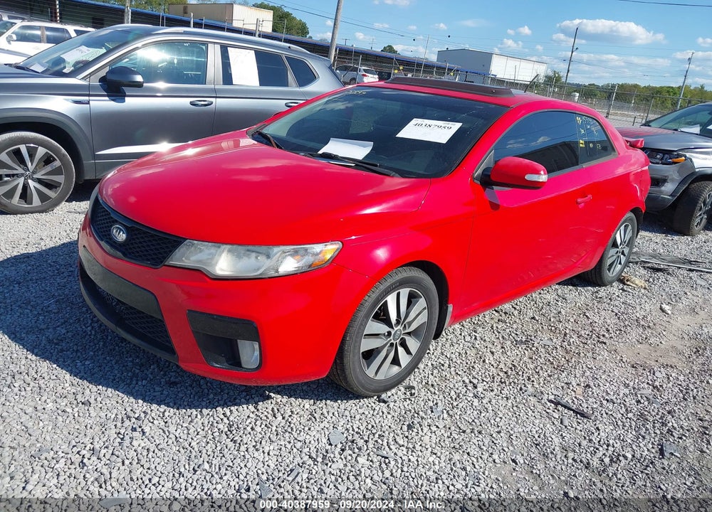 2010 KIA FORTE KOUP SX VIN: KNAFW6A30A5192414