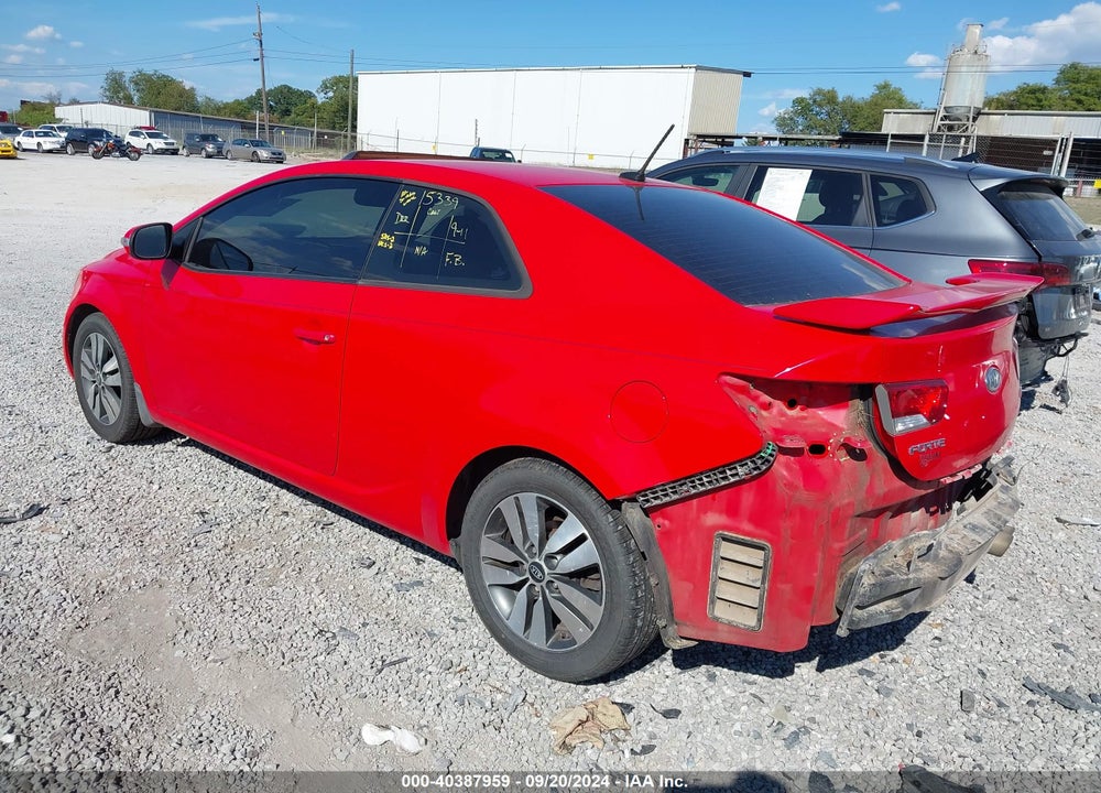 2010 KIA FORTE KOUP SX VIN: KNAFW6A30A5192414