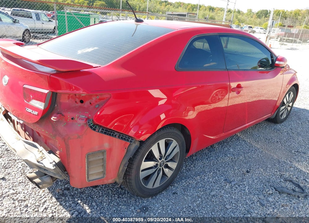 2010 KIA FORTE KOUP SX VIN: KNAFW6A30A5192414
