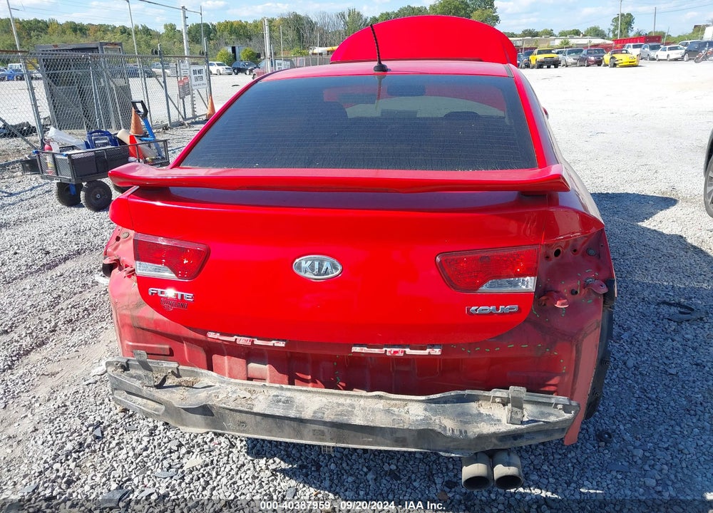 2010 KIA FORTE KOUP SX VIN: KNAFW6A30A5192414
