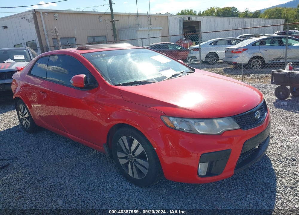 2010 KIA FORTE KOUP SX VIN: KNAFW6A30A5192414