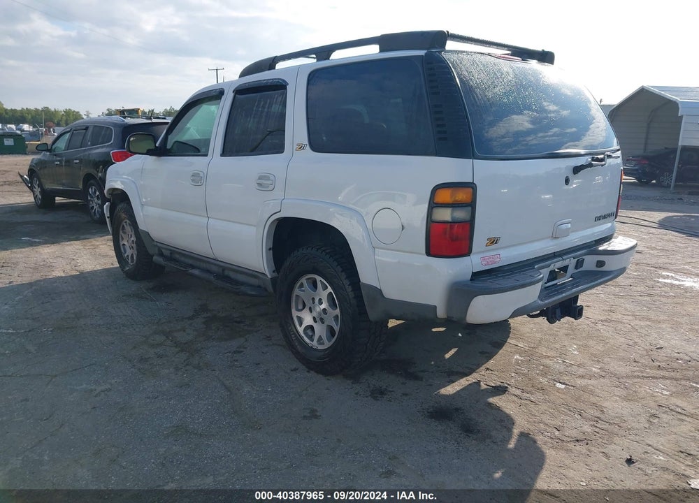 2004 CHEVROLET TAHOE Z71 VIN: 1GNEK13Z94R138015