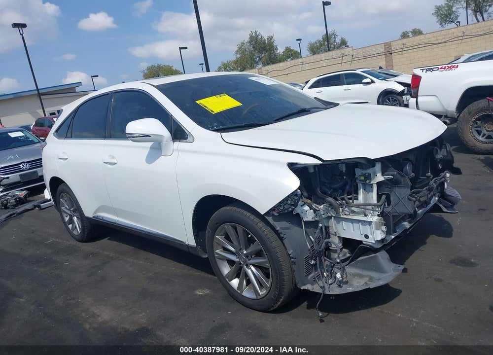 2014 LEXUS RX 450H VIN: JTJZB1BA4E2009631
