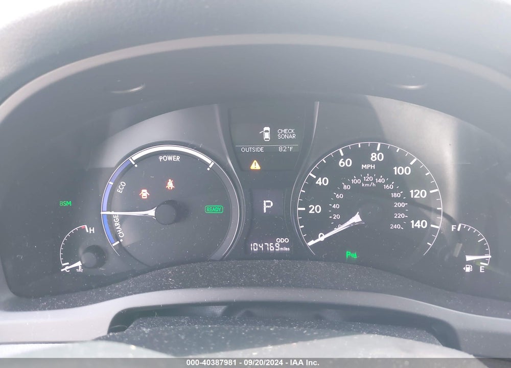 2014 LEXUS RX 450H VIN: JTJZB1BA4E2009631