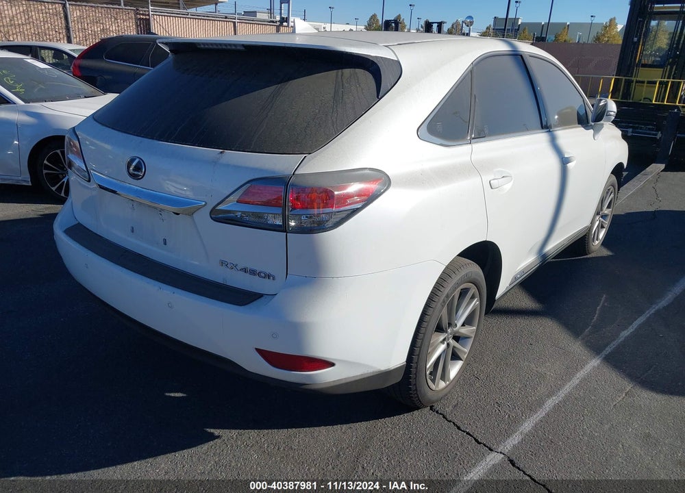 2014 LEXUS RX 450H VIN: JTJZB1BA4E2009631