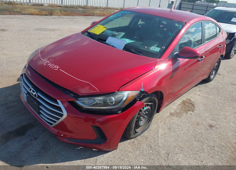 2017 HYUNDAI ELANTRA SE VIN: 5NPD74LFXHH135215