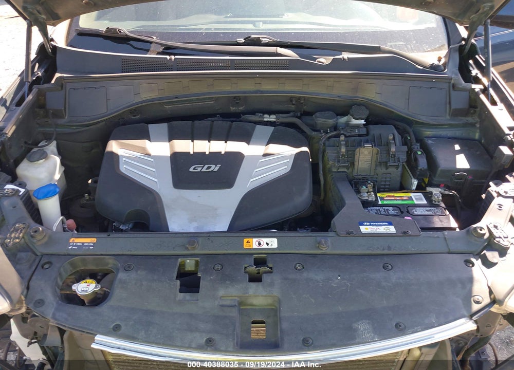2014 HYUNDAI SANTA FE GLS VIN: KM8SM4HF8EU087719